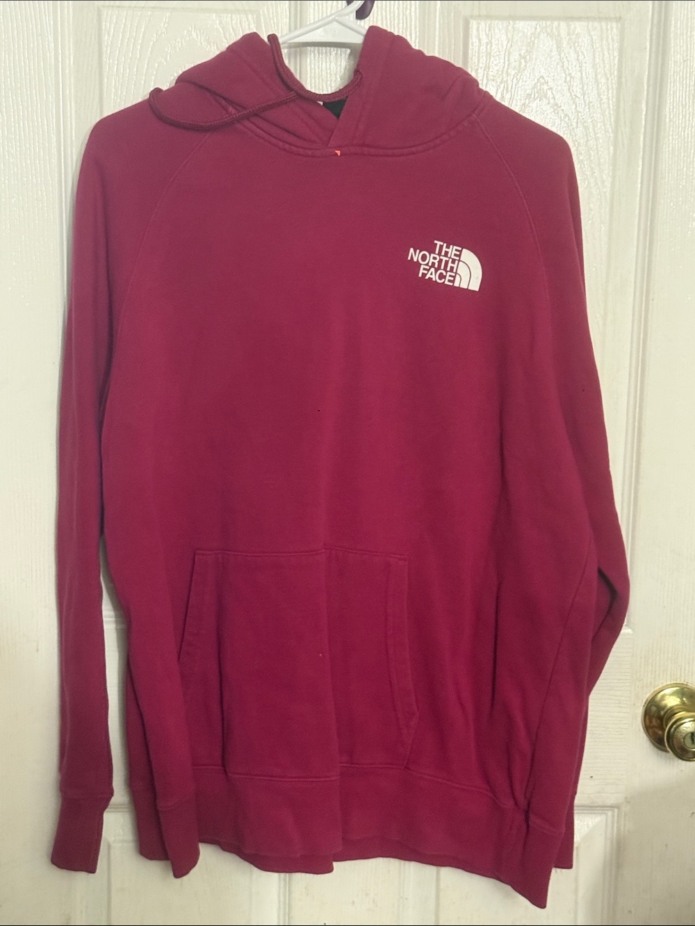 The North Face Women's Crewneck Hoodie - Deep Raspberry Pink